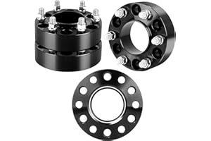YIZBAP 4PCS 6x135 to 6x5.5 Wheel Adapters for Sliverado 1500 Wheels on F150 Vehicle, 1.5 inch 6x135mm to 6x139.7mm Wheel Adapters 78.1mm Hub Centric and 87.1mm Hub Bore with M14x1.5 Studs
