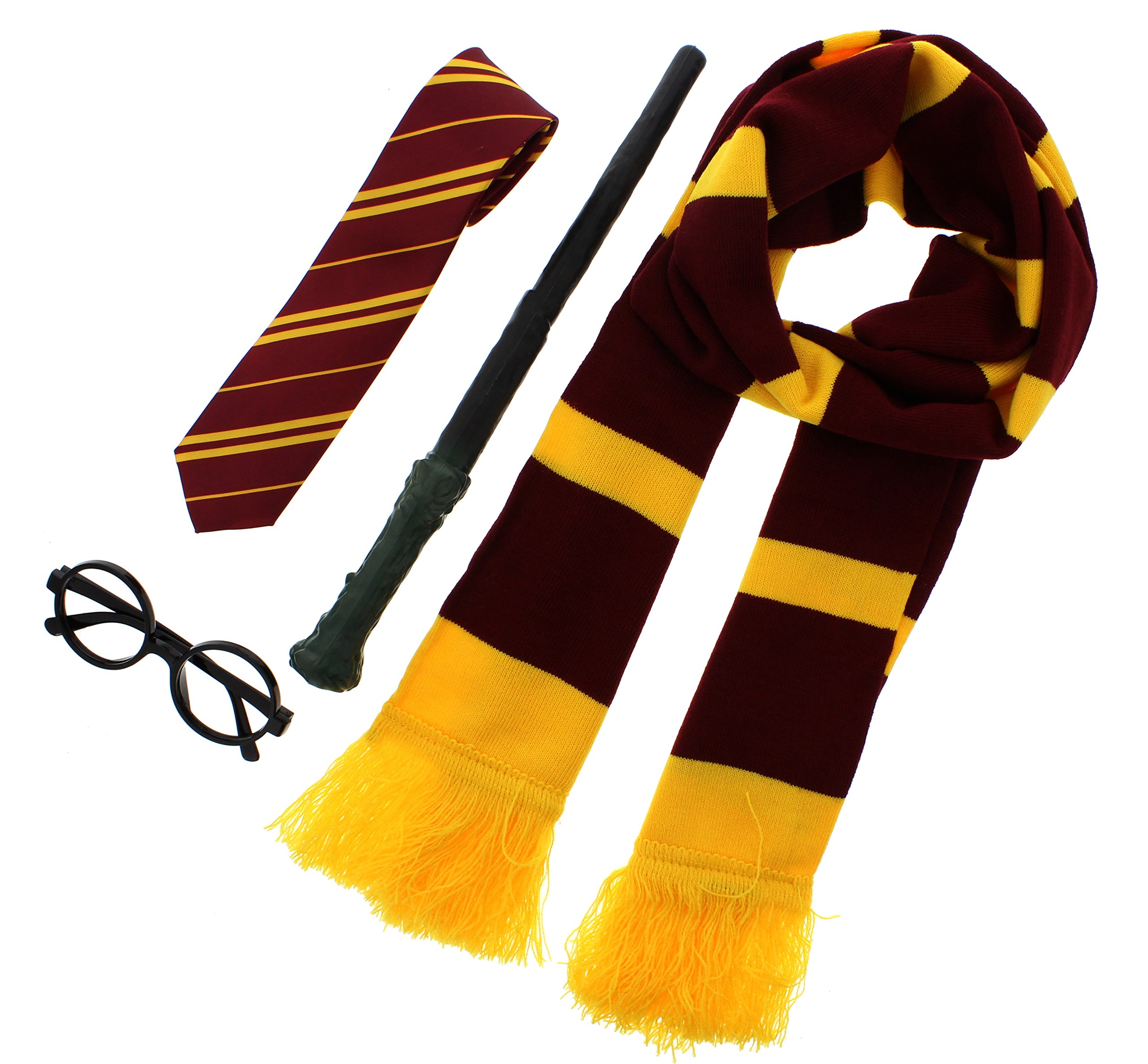 Zac's Alter Ego School Fancy Dress/World Book Day Set - Tie, Wand, Scarf…