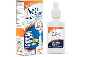 NEO-SYNEPHRINE Neosynephrine, Nasal Spray for Cold Sinus Relief Extra Strength, Clear, 0.5 Fl Oz