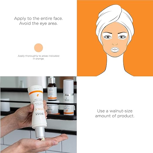 image vital c face wash