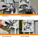 3M Scotchlok 314 Blue Wiring Connector 0.5-1.5mm² Moisture Protected Pack of 50 view 9