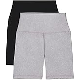 Jockey Womens 2-Pack Freedom Washed 7'' Bike Shorts