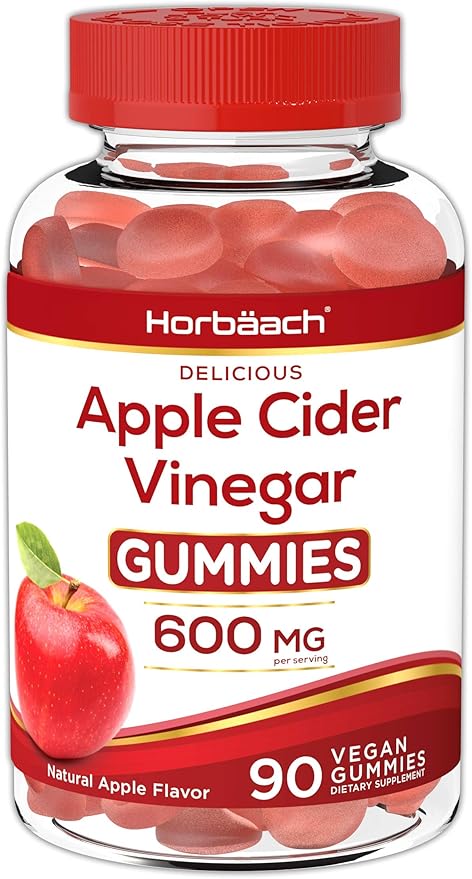 Amazon.com: Vegan Apple Cider Vinegar Gummies 600mg | 90 Count ...
