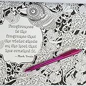 Amazon.com: Creative Haven Deluxe Edition Artful Quotes Coloring Book ...