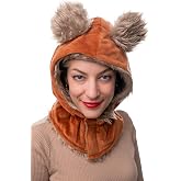 ComfyCamper Furry Bear Alien Hat Womens Men Girls Boys Teens Adult Cute Star Animal Costume Cosplay Halloween Costumes