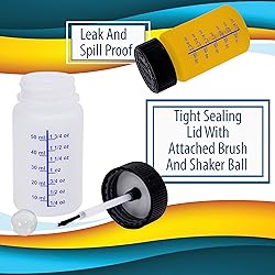 Paint Touch Up Bottles with Brush, Mixing