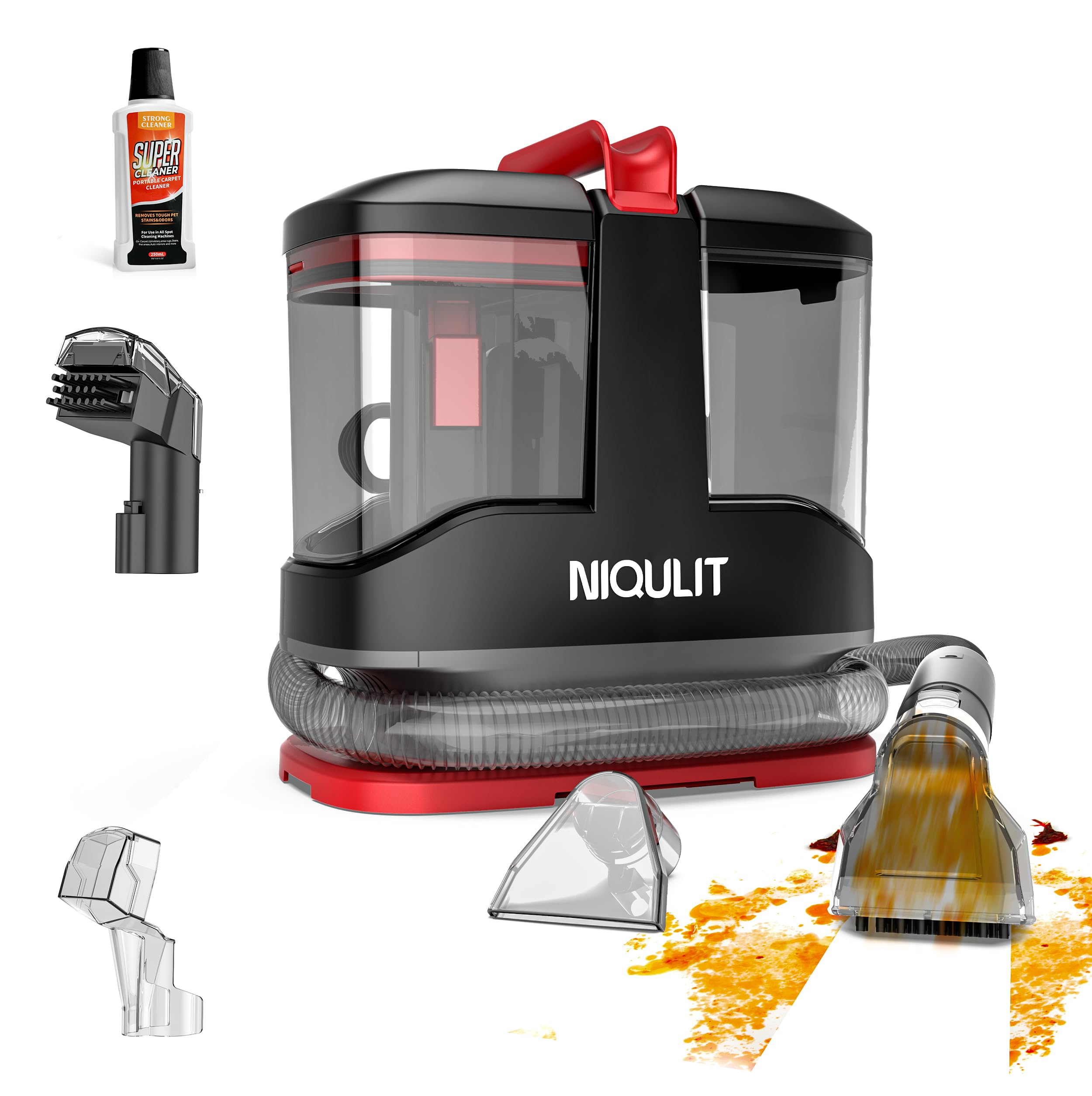 Photo 1 of Portable Deep Cleaner for Carpets and Upholstery, Fabric Cleaner for Stairs, Auto Interior