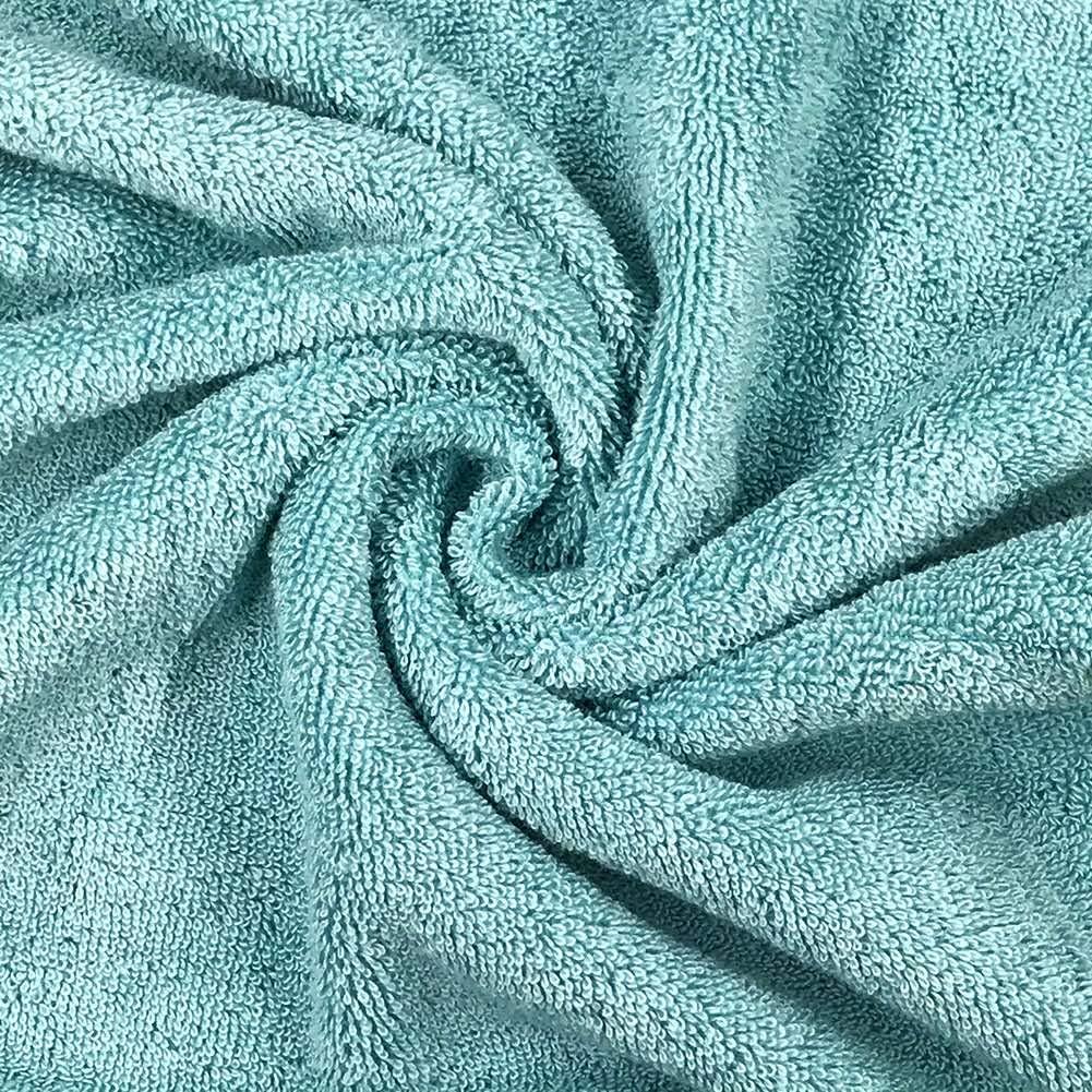 Lightwind 6 Pack Premium Fade-Resistant Cotton Hand Towels, Lint Free 16 X 28 Inches Hand Towel Set, Highly Absorbent and Durable Spa & Hotel Quality Towels, Turquoise Blue: Kitchen & Dining