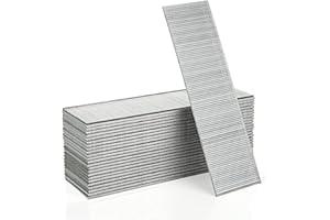 ZOFORTY 5000 PCS 18 Gauge Brad Nails F38 1-1/2 Inch Brad Nail Galvanized Brad Nails for Molding Repairing Cabinetry Building Assembly