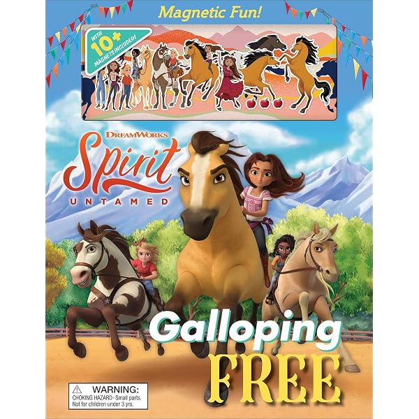 Winning Moves WM01361-ML1-6 Match Spirit Riding Free Meerkleuren