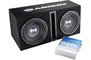 MTX AUDIO MTX Magnum MB210SP 800w Dual 10” Subwoofers+Vented Sub Box Enclosure+Amplifier