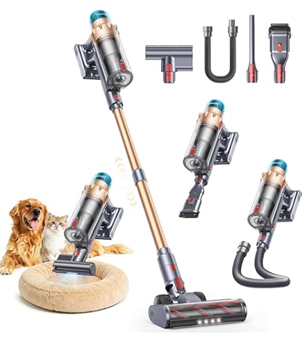 Amazon.com - Hearten Cordless Stick Vacuum Lightweight Cleaner 45