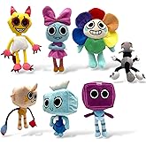Lalaville Plush Toys Set of 7 – Ultra-Soft, Game-Inspired Cuddly Toys in Unique Designs for Gifting, Hugging & Collecting.