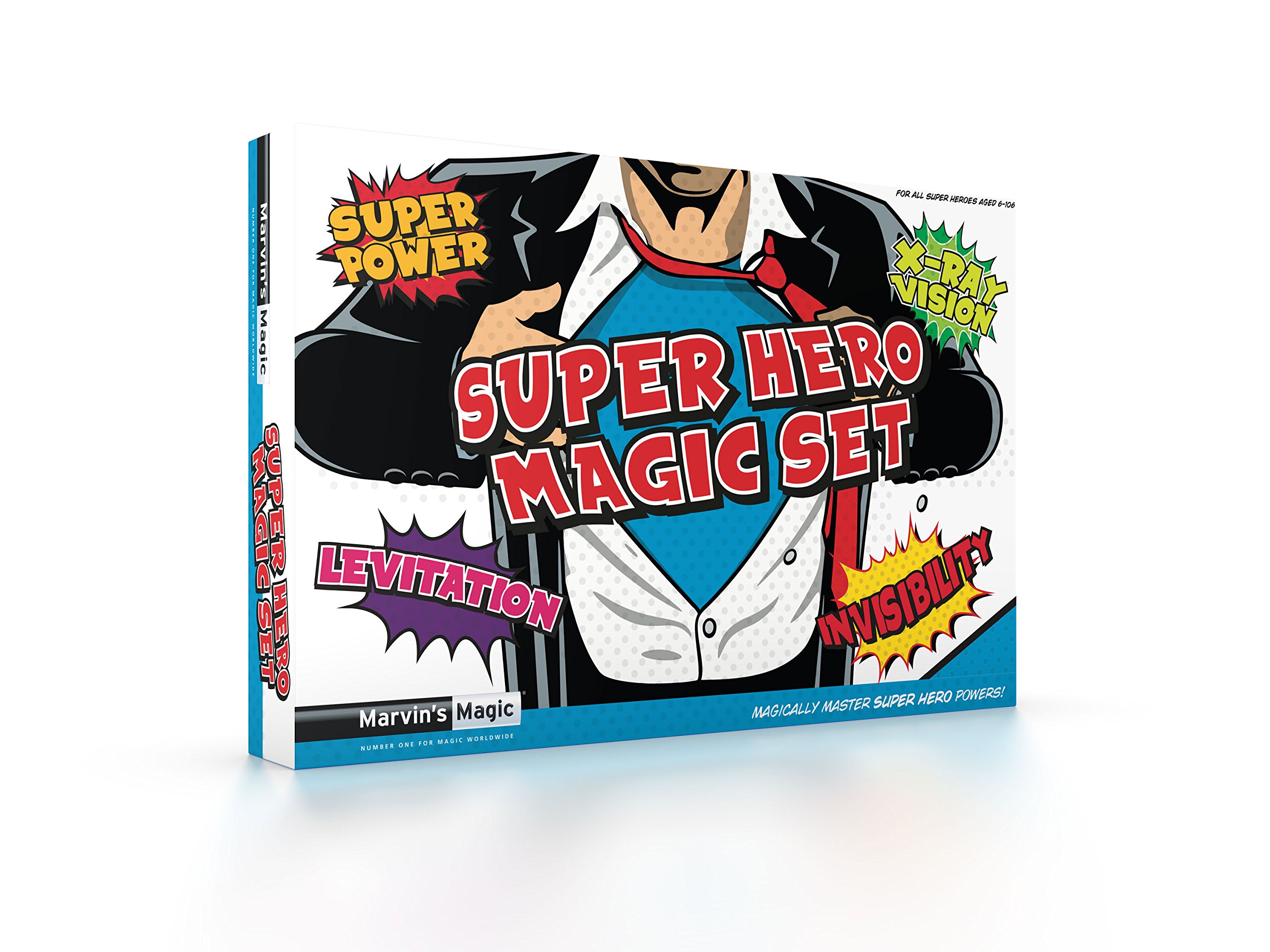Marvin's Magic Super Hero Magic Tricks Set.Professional magic made easy
