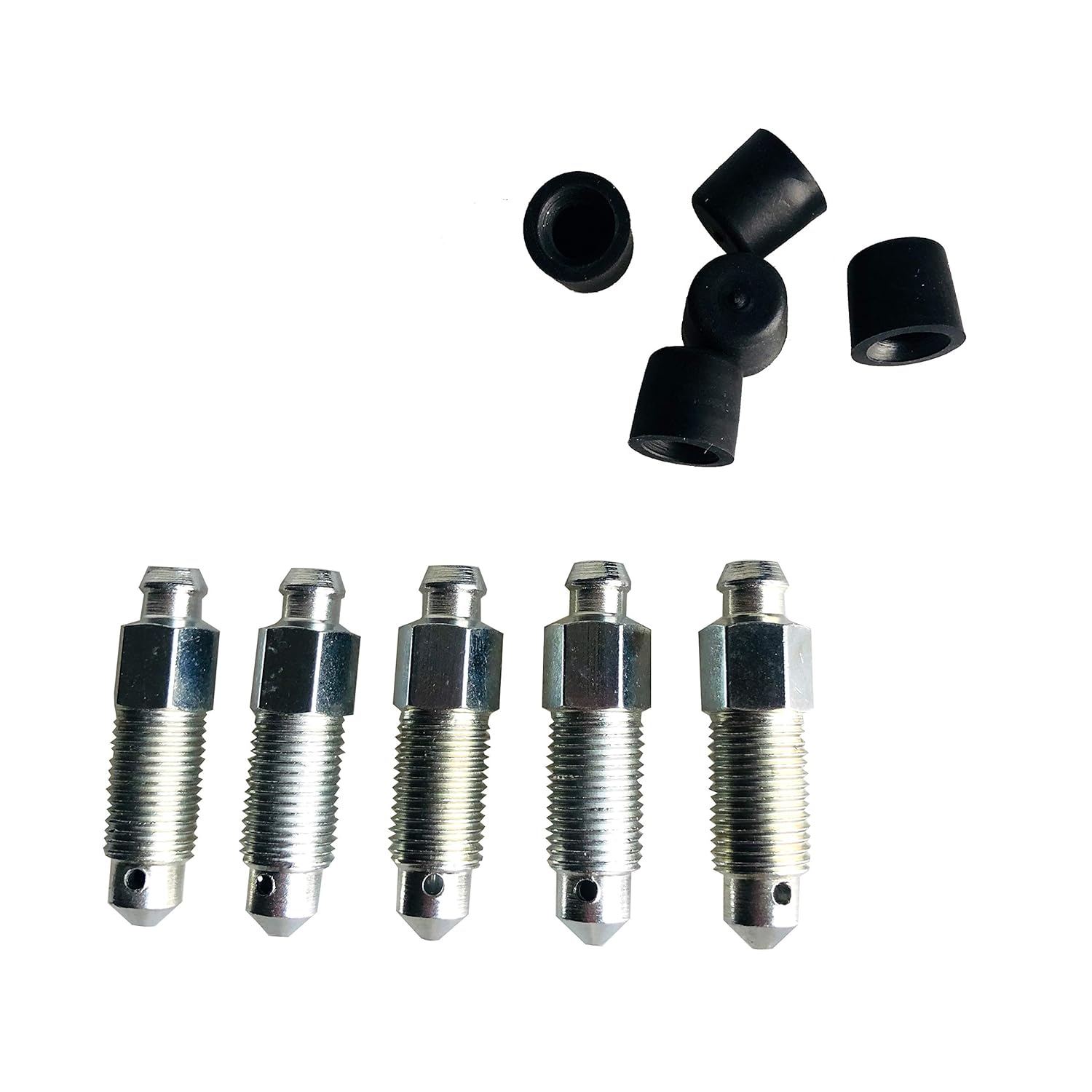 ZOK 5 PCS Brake Bleeder Screws, Bleeders, Caliper Bleeder