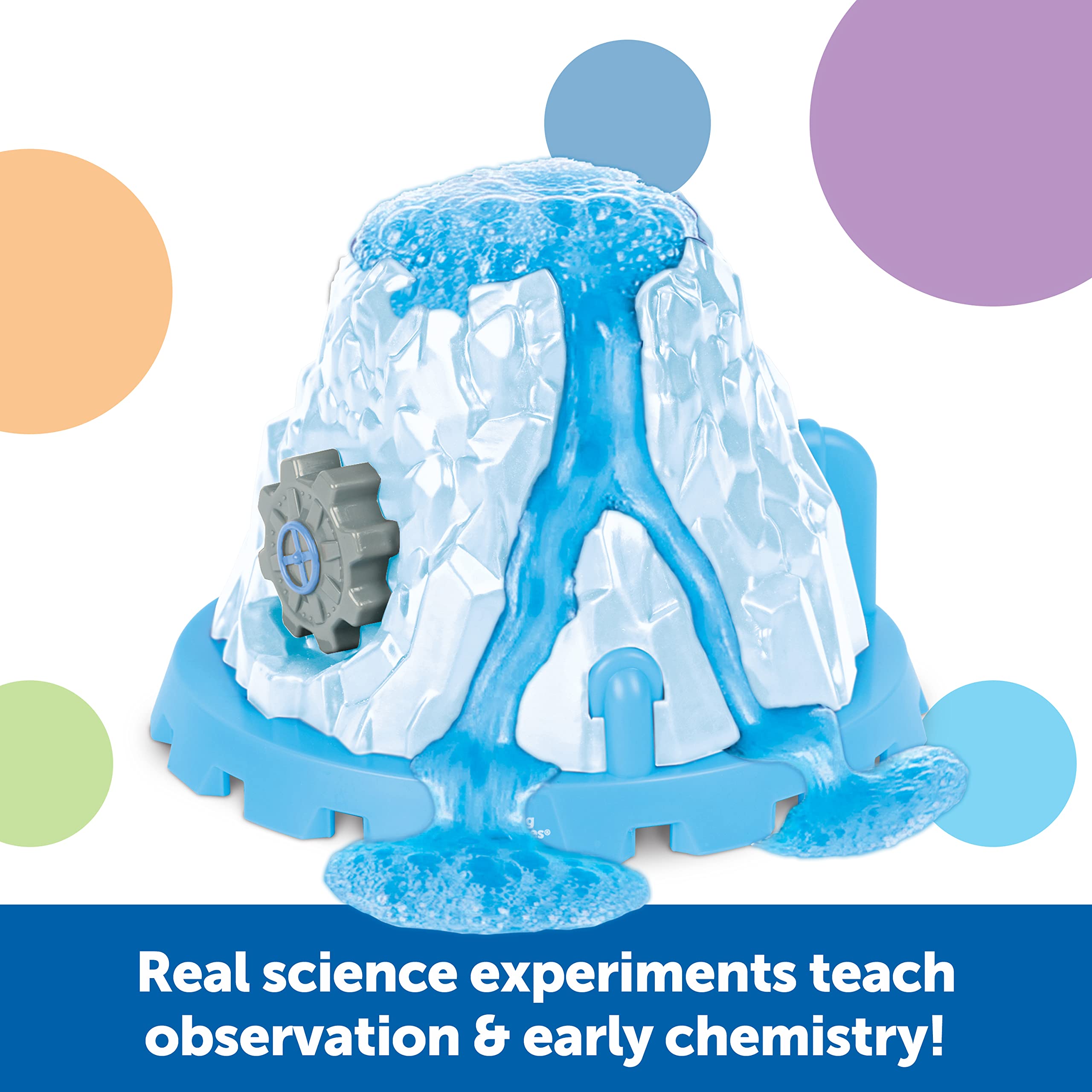 Learning Resources Beaker Creatures Fizzing Frost Reactor - 6 Pieces, Ages 5+ Volcano Science Kit for Kids, STEM Toys, Science Experiments for Kids