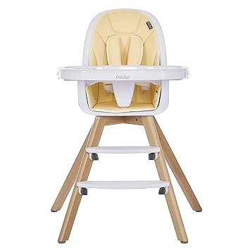 yellow high chair