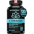 Nutratology L-Theanine 250MG Capsules | Canadian-Made | For Stress Management & Relaxation - Promotes Focus, Alertness & Clar