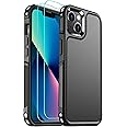 Red2Fire for iPhone 13 Case, with 2X [Glass Screen Protector + Camera Lens Protector][12 FT Military Dropproof] Rugged Heavy Duty Full-Body Shockproof Phone Case Cover 6.1 inch-Black