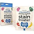 Miss Mouth's Messy Eater Stain Treater Wipes - 5 Pack Stain Remover - Newborn & Baby Essentials - No Dry Cleaning Food, Grease, Coffee Off Laundry, Underwear, Fabric