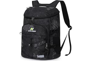N NEVO RHINO Insulated Backpack Cooler - 36/54 Can Capacity, Waterproof Leak-Proof Lightweight Multi-Functional & Spacious， Ideal for Camping, Travel, Beach, Picnics， Lunch & Day Trips