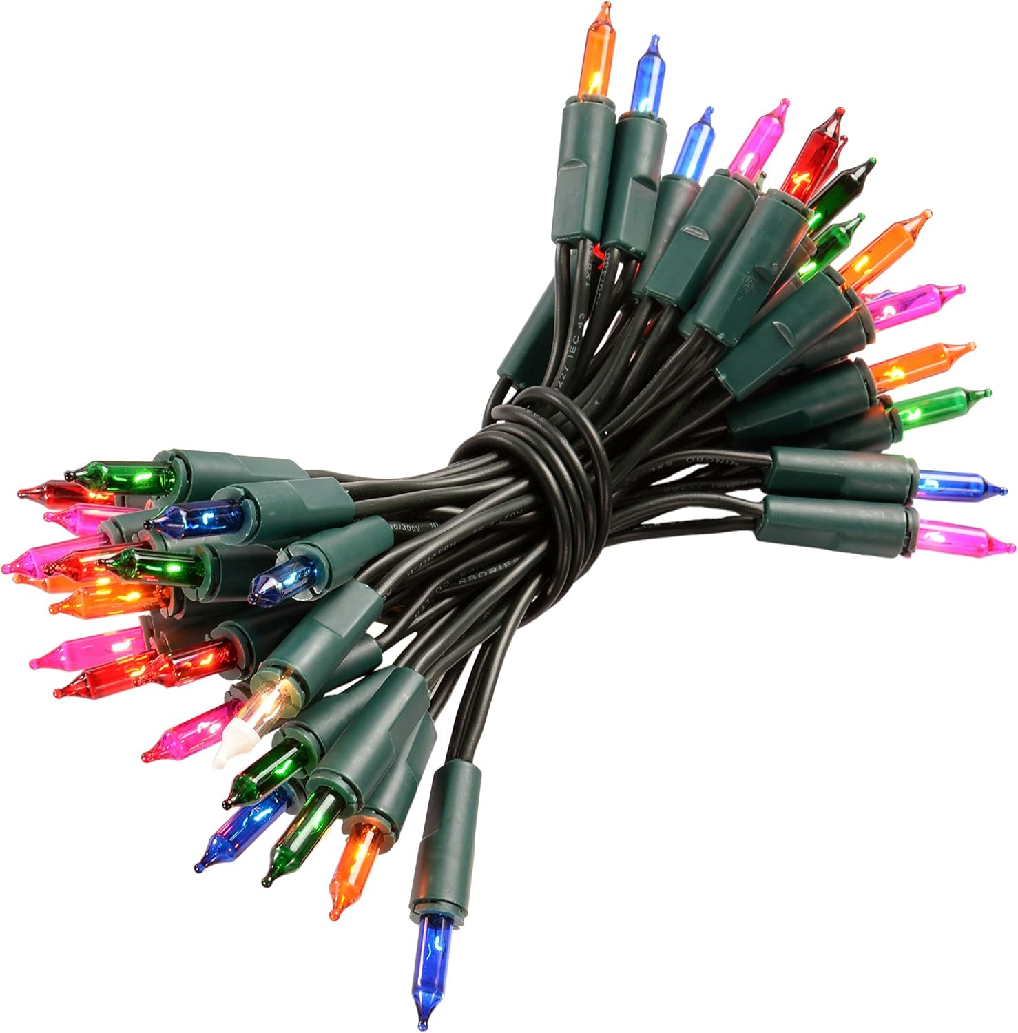 40 Multi Coloured Fairy Lights String Christmas Tree Decoration Amazon