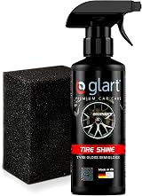 Glart 45RK Tire Shine 500 ml with Applicator Sponge Satin Finish UV Protection