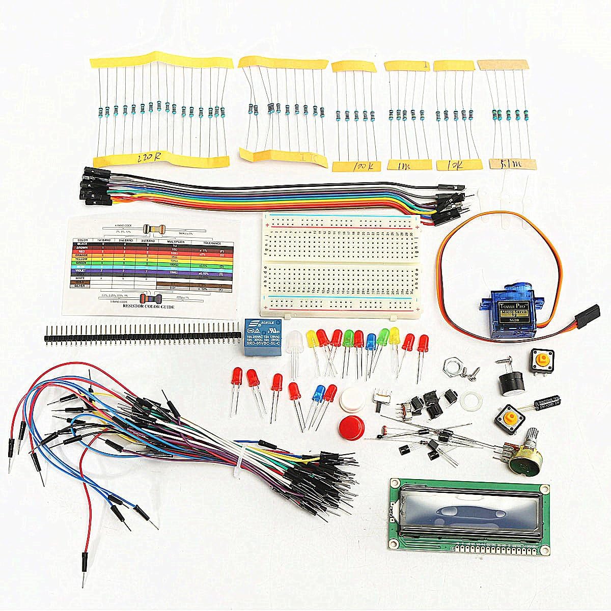 BouBou Project Lcd 1602 Starter Kit Set For Arduino Uno R3 Mega Nano