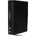 KJV, The King James Study Bible, Genuine Leather, Black, Thumb Indexed, Red Letter, Full-Color Edition: Holy Bible, King James Version