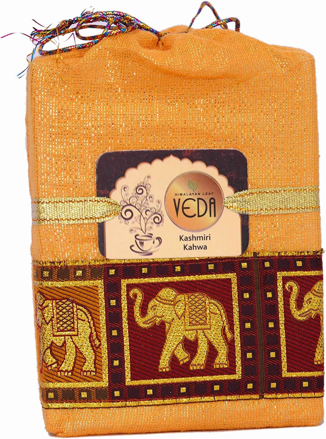 Himalayan Leaf Veda Kashmiri Kahwa Tea Designer Bag, 100g