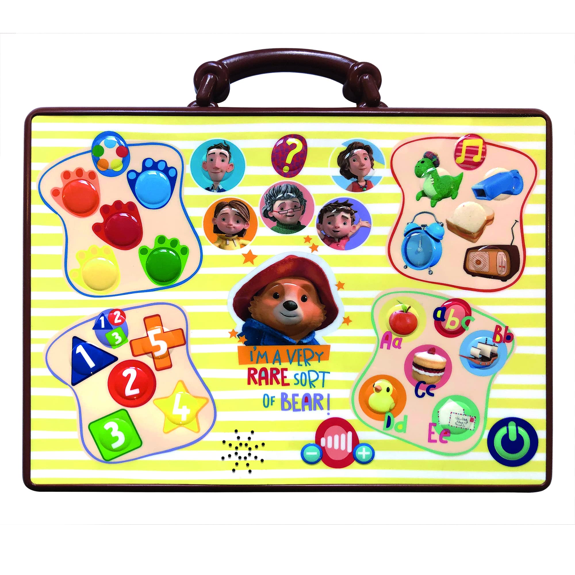 Paddington Bear,Paddington PB22 Bear Interactive Suitcase Tablet Toy-Helps Child Development, Learning, Recognition, Problem Solving, Motor Skills-Features 5 Fun Games, 3+ Years, Brown