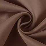Joydeco Blackout Curtains 72 Inch Set Thermal Insulated 2 Panels Brown view 3