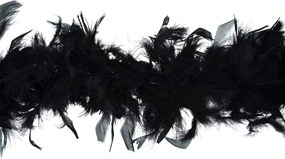 Trimits Marabou Feather Boa 1.8m x 12cm Black
