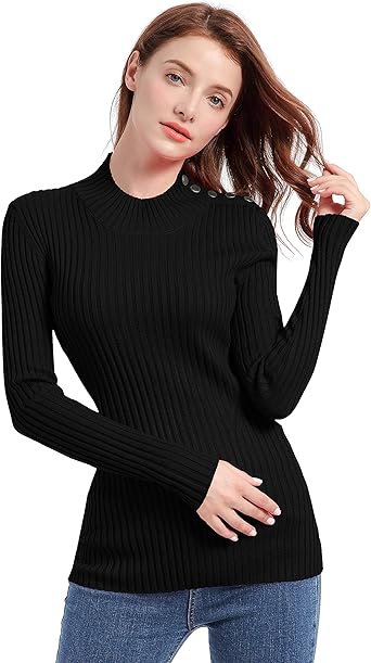 mock neck knit dress