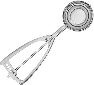 Jenaluca Ice Cream Scoop - 18/8 Stainless Steel - Extra Large