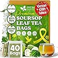 40 Premium Soursop Graviola Leaf Tea Bags, 100% Natural and Pure from Soursop Leaves, Handmade, Made With Natural Materials-C