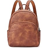 Telena Small Backpack Purse for Women Girls Cute Mini Leather Backpack Travel Shoulder Bags