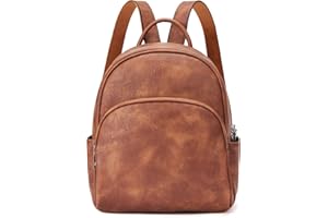 Telena Small Backpack Purse for Women Girls Cute Mini Leather Backpack Travel Shoulder Bags