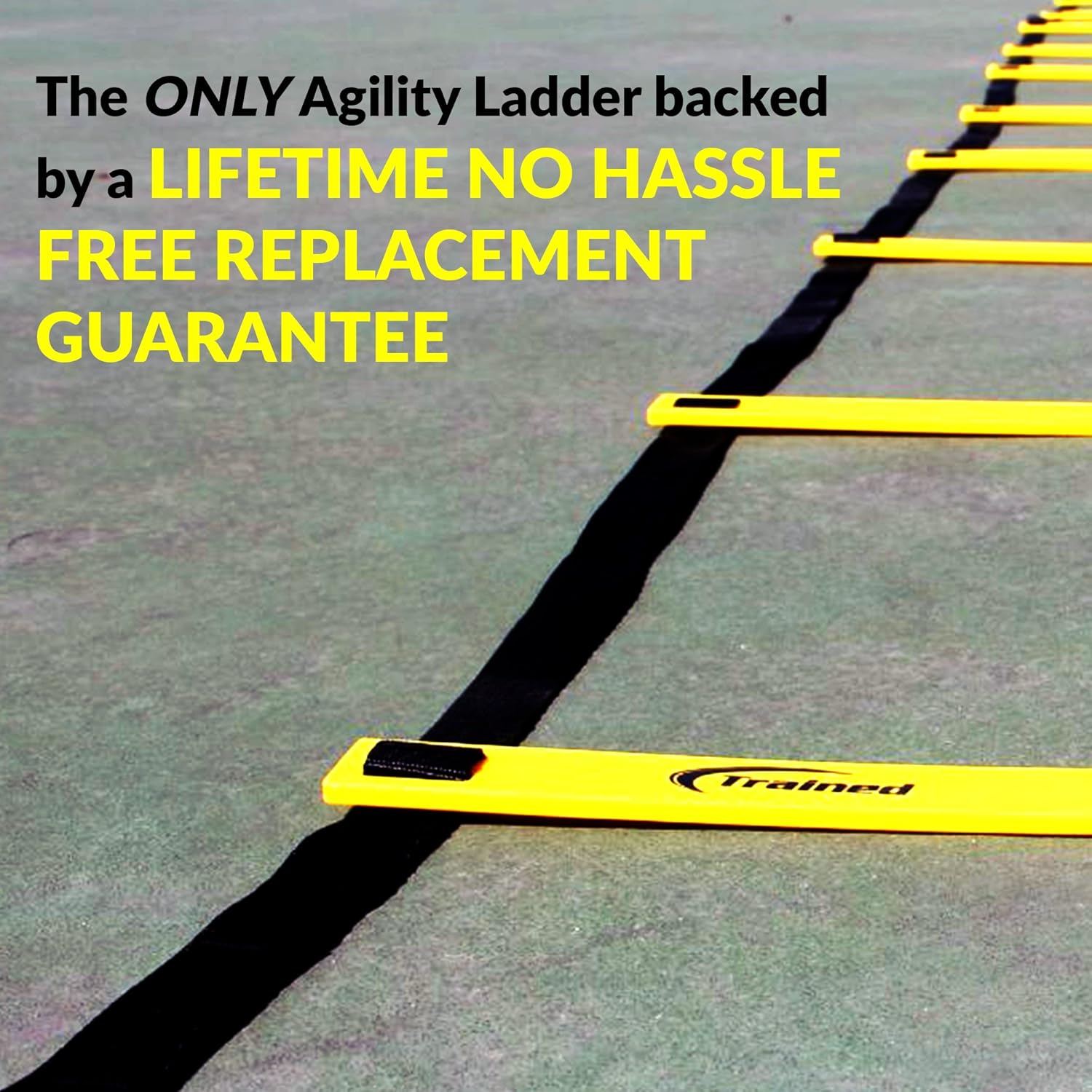 Trained Agility Ladder Bundle 6 Sports Cones, Agility Drills eBook and Carry Case : Sports & Outdoors