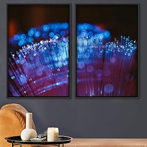 signwin 2 Piece Framed Canvas Wall Art Abstract...