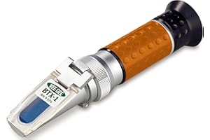 VEEGEE Vee Gee Scientific BTX-1 Handheld Brix Refractometer with ATC, 0-32% Brix Range, 0.2% Resolution, ±0.2% Accuracy, Industrial-Grade, 5-Year Warranty