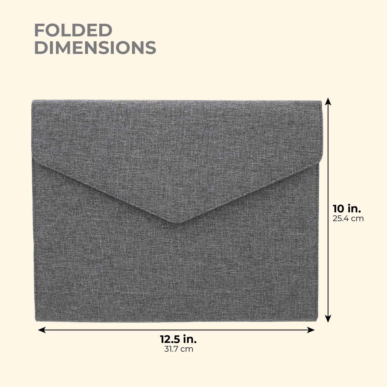 Paper Junkie Grey Business Portfolio Padfolio Folder