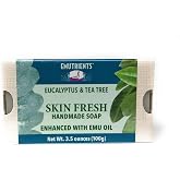 Montana Emu Ranch - Skin Fresh Handmade Soap 3.5 Ounce Bar - Made with Eucalyptus, Tea Tree, and Cajeput Oils