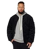 LABEL Go-To Corduroy Bomber Black SM