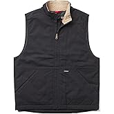 Wolverine mens Jaxon Sherpa Collar Canvas Vest