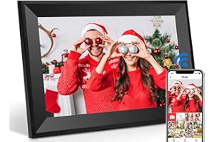 CAXTONZ Uhale Digital Picture Frame 10.1 inch IPS Touch Screen Digital Photo Frame WiFi Enabled丨Wall Mountable丨Auto-Rotate Send Best Wishes via “Uhale ”App-for Families＆Friends or Grandparents Gift