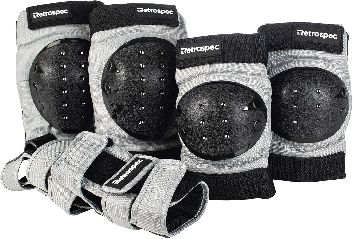 Retrospec Adult/Youth/Child Knee Pads Elbow Pads and Wrist Guards Protective Gear : Sports & Outdoors