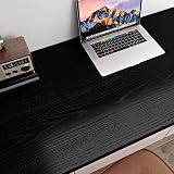 Livelynine Black Wood Effect Vinyl Wrap Self Adhesive Wallpaper for Furniture view 2