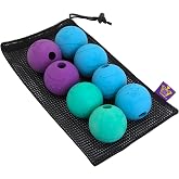 Chew King Fetch Balls Extremely Durable Natural Rubber Toy 2.5 inch, 8-pack (CM-0264-CS01)