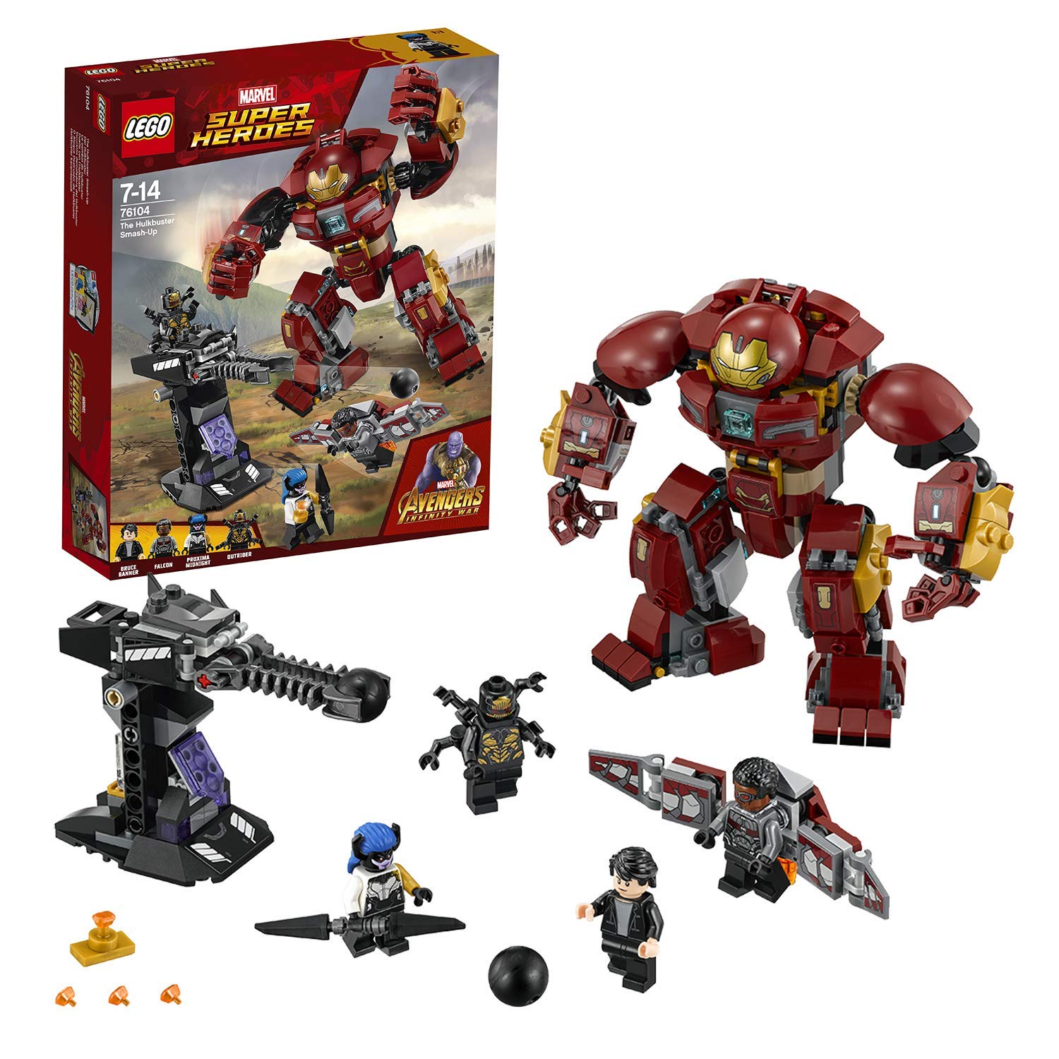LEGO 76104 Super Heroes The Hulkbuster Smash-Up
